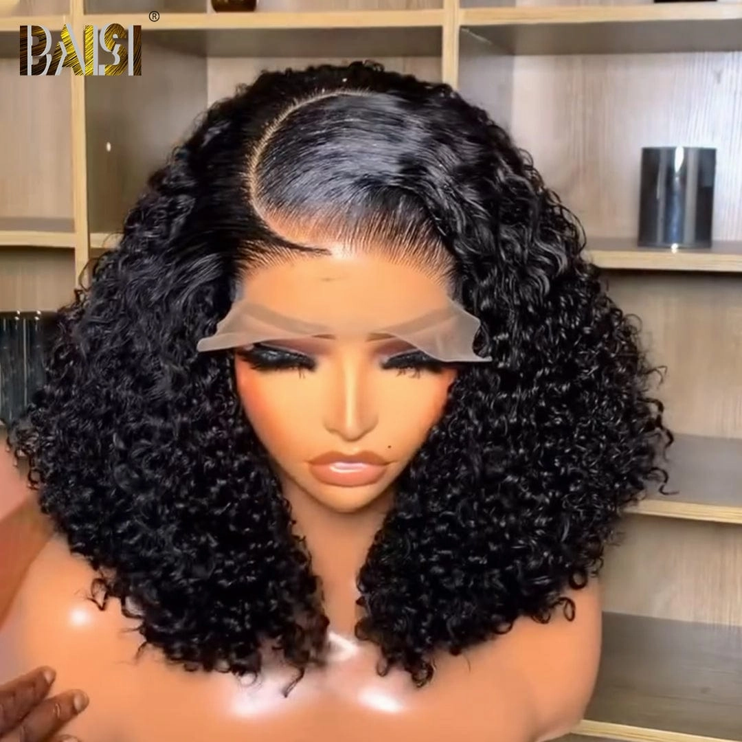 BAISI Bouncy Curly Lace BOB Wig