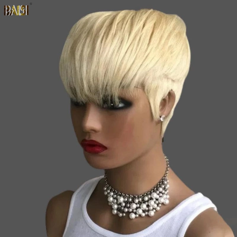 BAISI Caroline Machine Made Short Cut Wig Glueless Wig