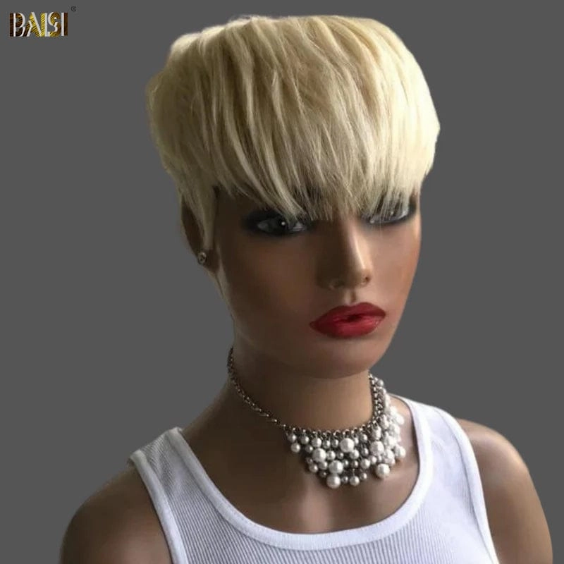 BAISI Caroline Machine Made Short Cut Wig Glueless Wig