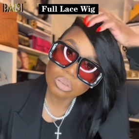 BAISI Cool Style Full Lace Short Wig