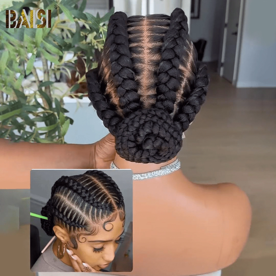 BAISI Fashion Braid Full Lace Wig