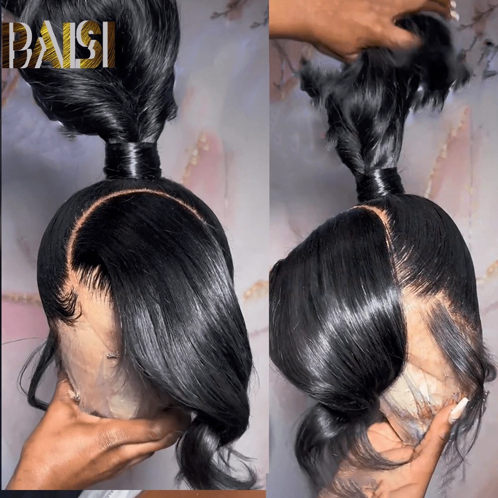 BAISI Fashion Style Full Lace Wig With Ponytail