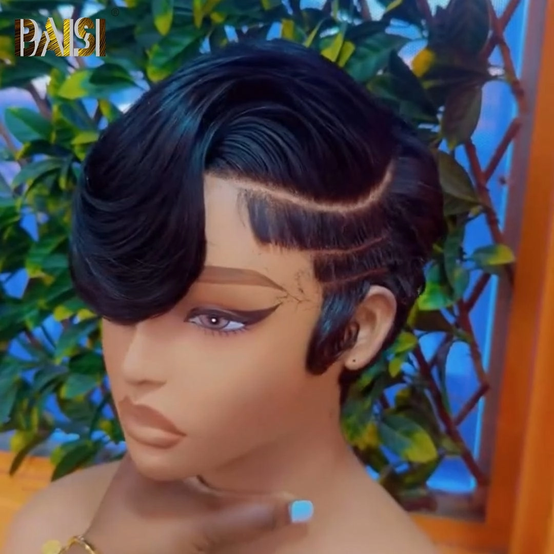 BAISI Full Lace Already Styled Side Part Wig