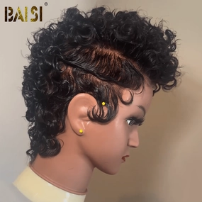 BAISI Full Lace Bleached Knot Quick Weave Wig