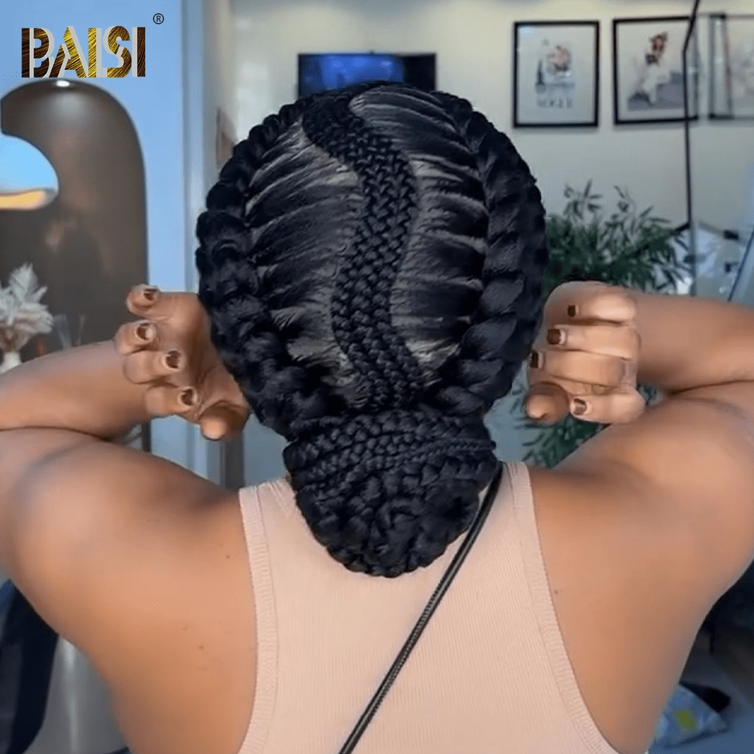 BAISI Full Lace Fashion Braid Wig