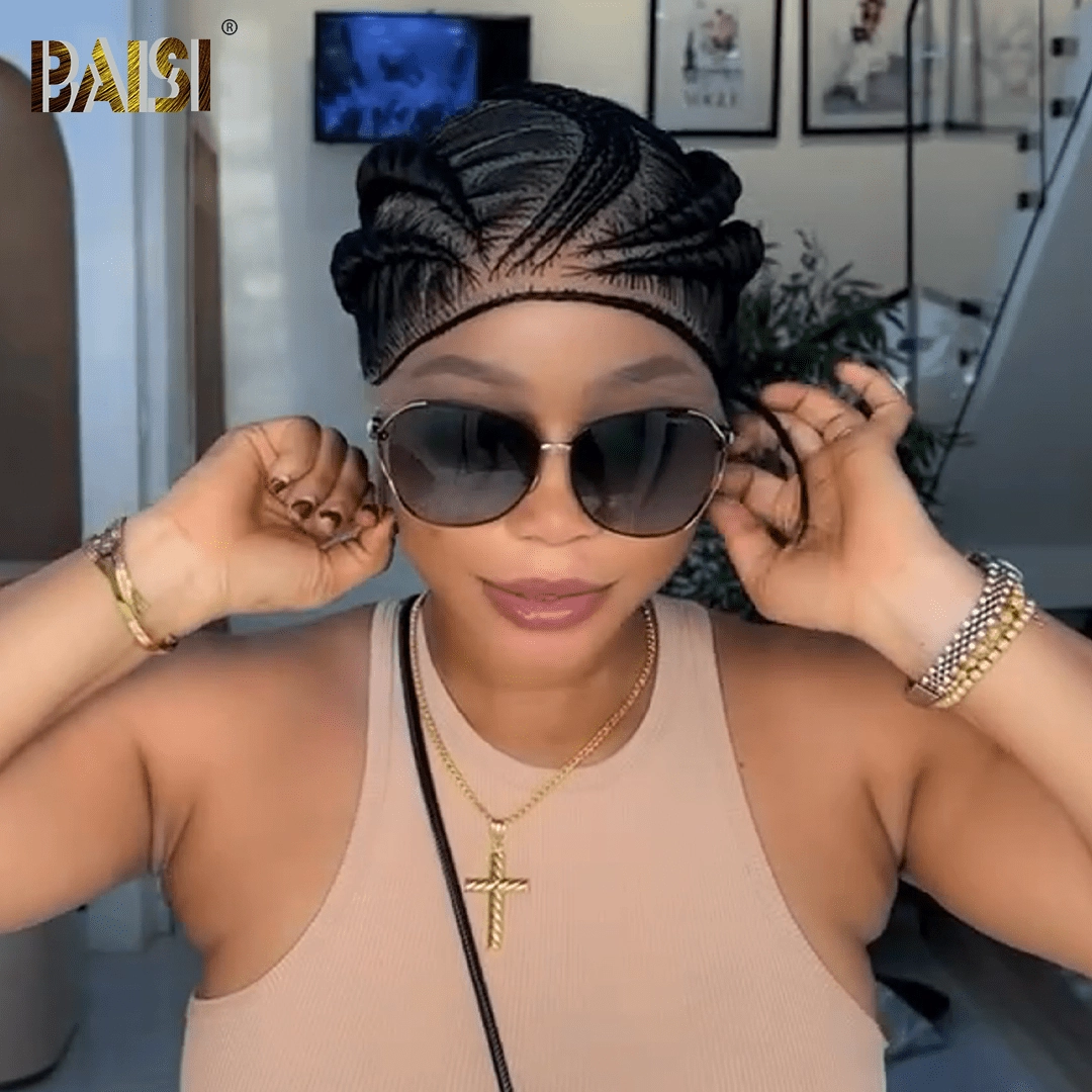 BAISI Full Lace Fashion Braid Wig