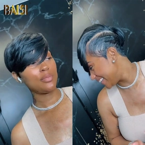 BAISI Full Lace Pretty Short Cut Wig