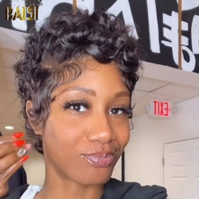 BAISI Full Lace Quick Weave Short Cut Wig