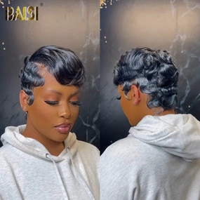 BAISI Full Lace Sexy With Wavy Wig