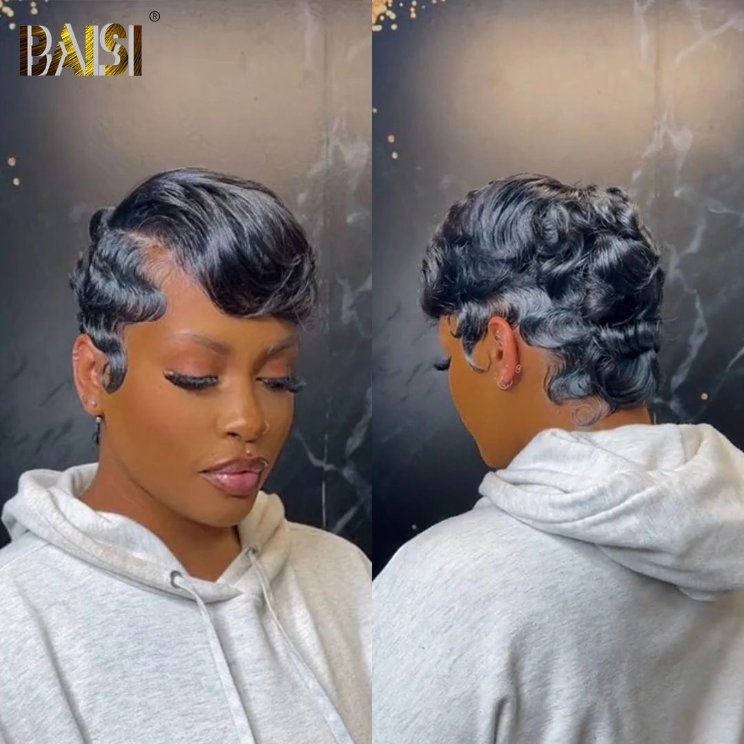 BAISI Full Lace Sexy With Wavy Wig