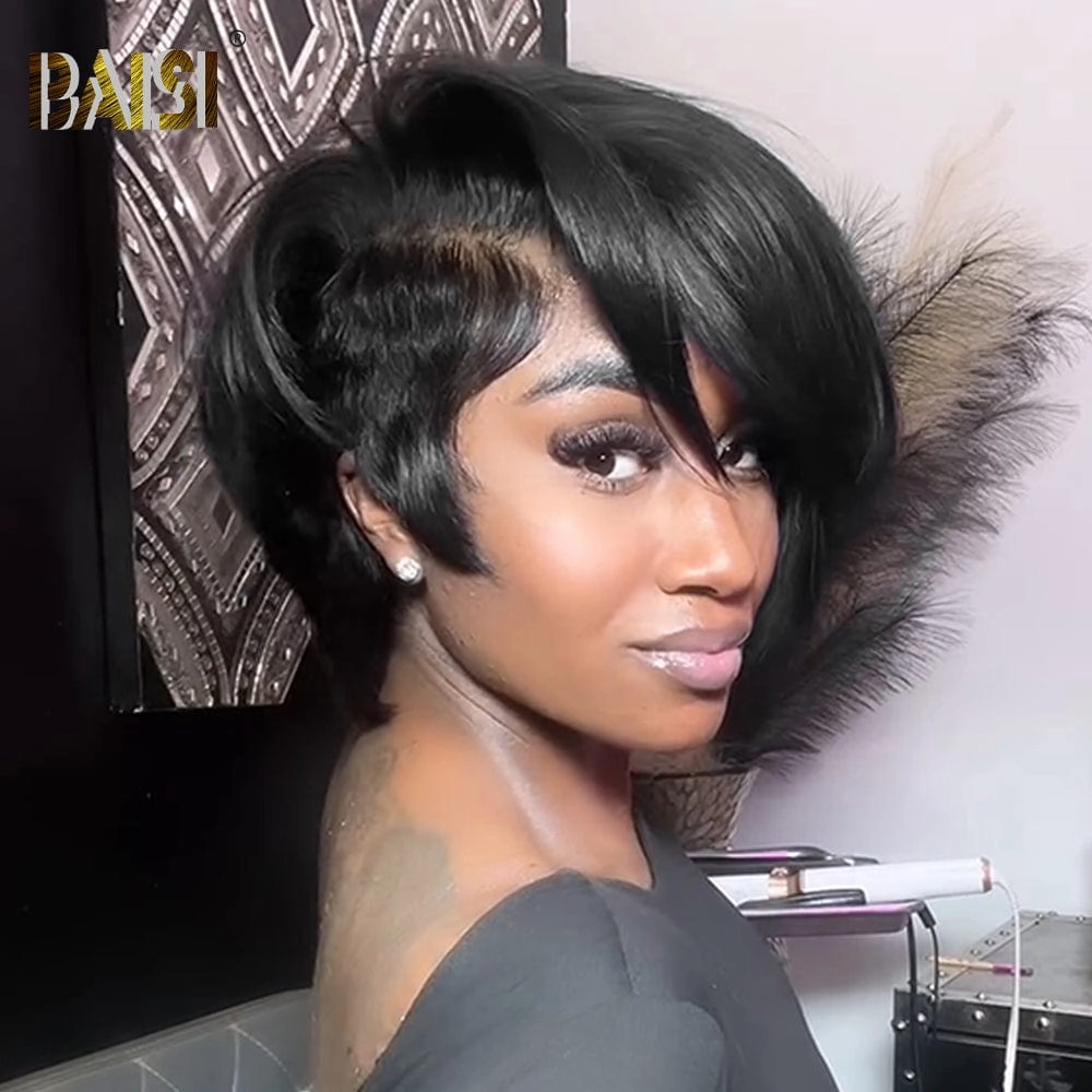 BAISI Full Lace Side Part Cool Style Wig