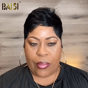BAISI Full Lace Super Short Fashion Wig