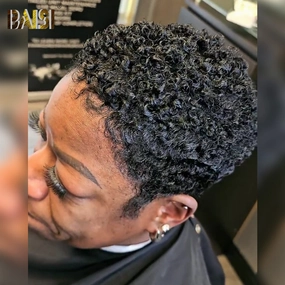 BAISI Full Lace Tight Curl Wig