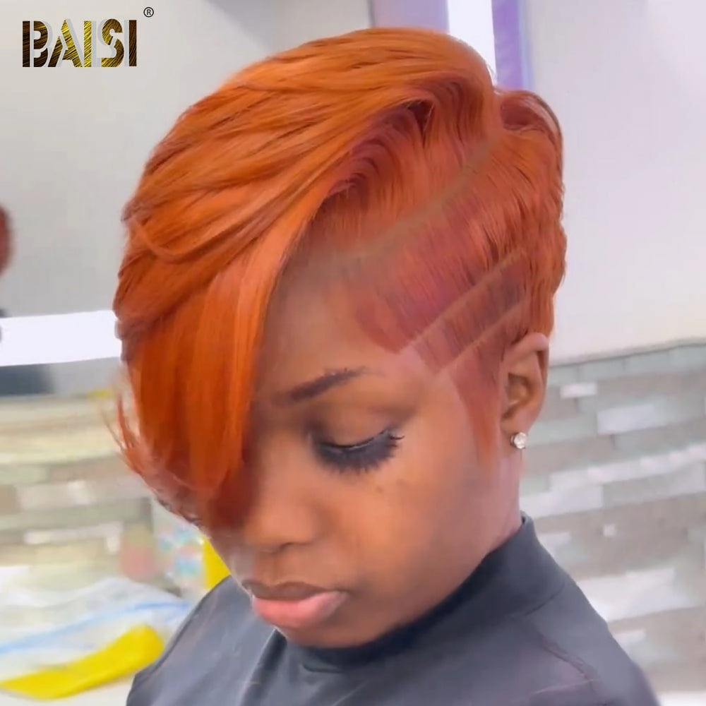 BAISI Ginger Short Style Full Lace Wig