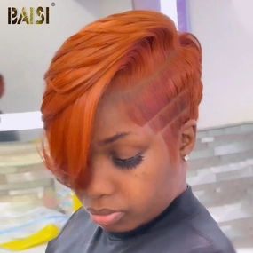 BAISI Ginger Short Style Full Lace Wig