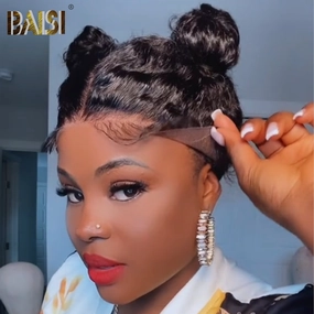 BAISI Glueless  Full Lace Wig With Hairstyle