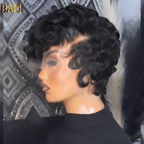 BAISI Pxie Full Lace Finger Wave Wig