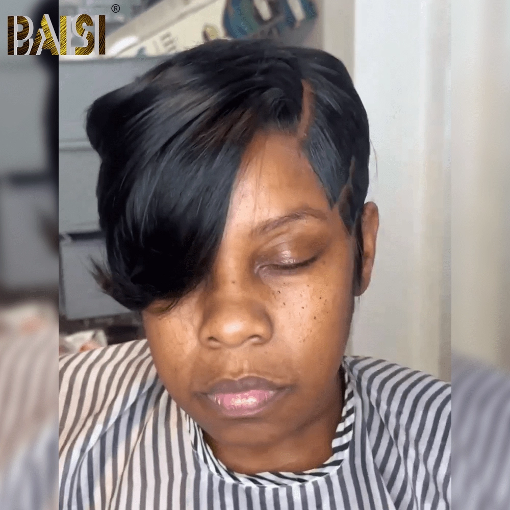 BAISI Sexy Side Part Full Lace Wig