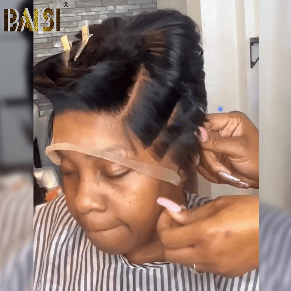 BAISI Sexy Side Part Full Lace Wig