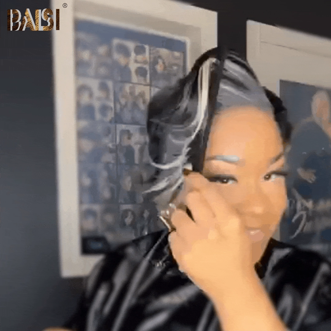 Baisi Short Highlight Pixie Wig