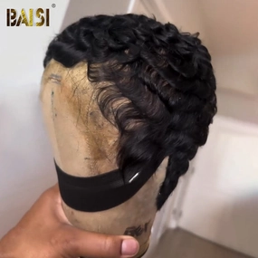 BAISI Silk Wave Pixie Lace Wig