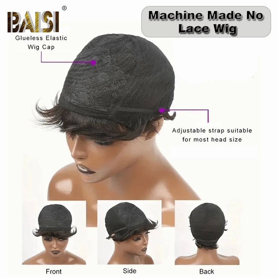 BAISI Super Fit Short Cut Wig