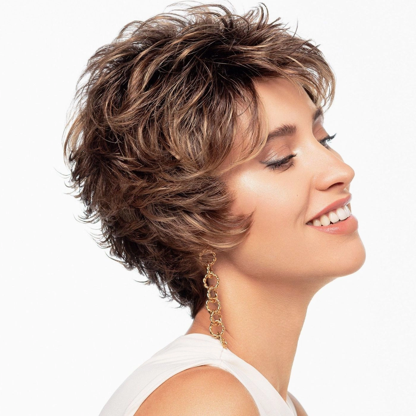 Beautiful Mono Lace Front Wig Gisela Mayer Style Book Short Collection