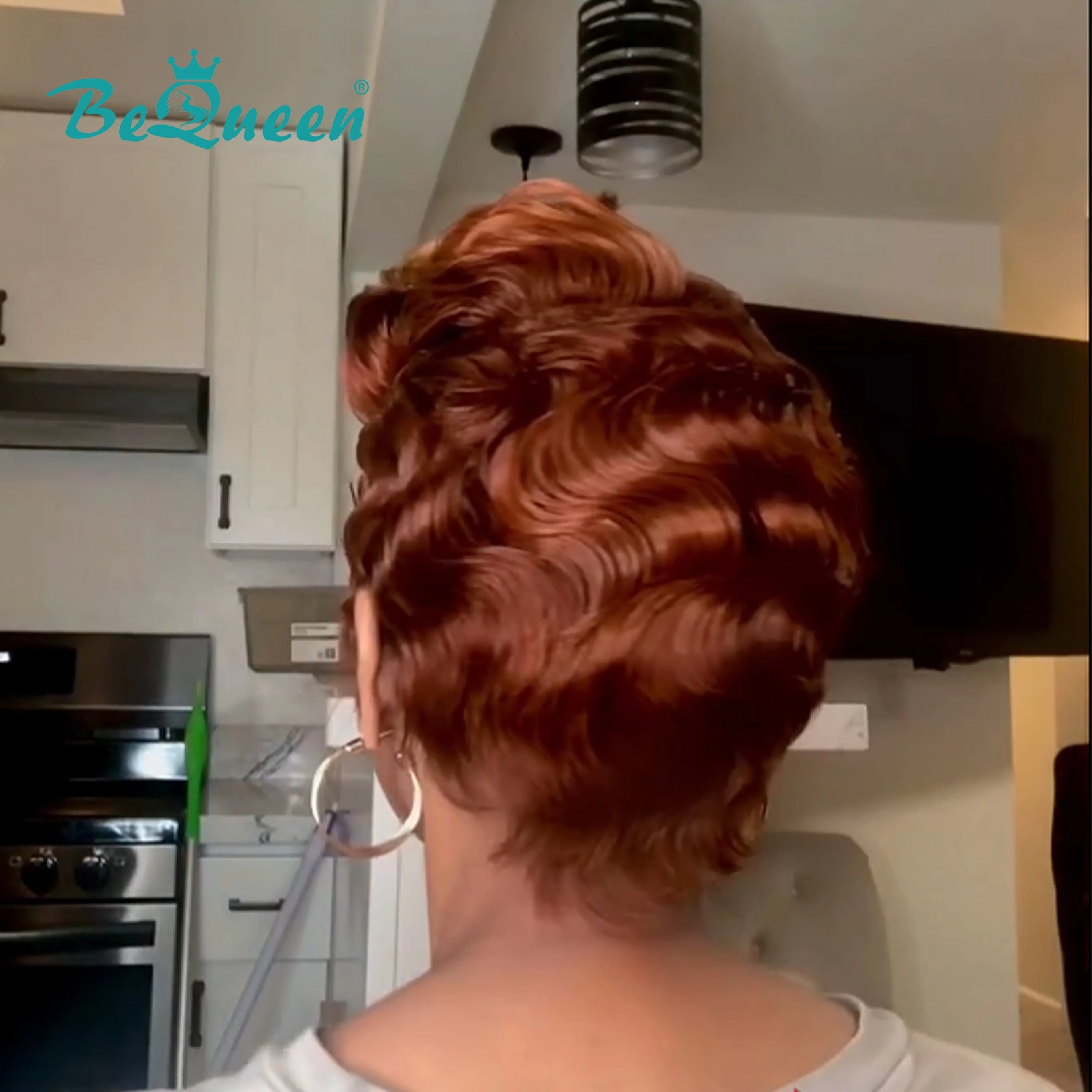 Bequeen Brown Color Special Style Lace Wig
