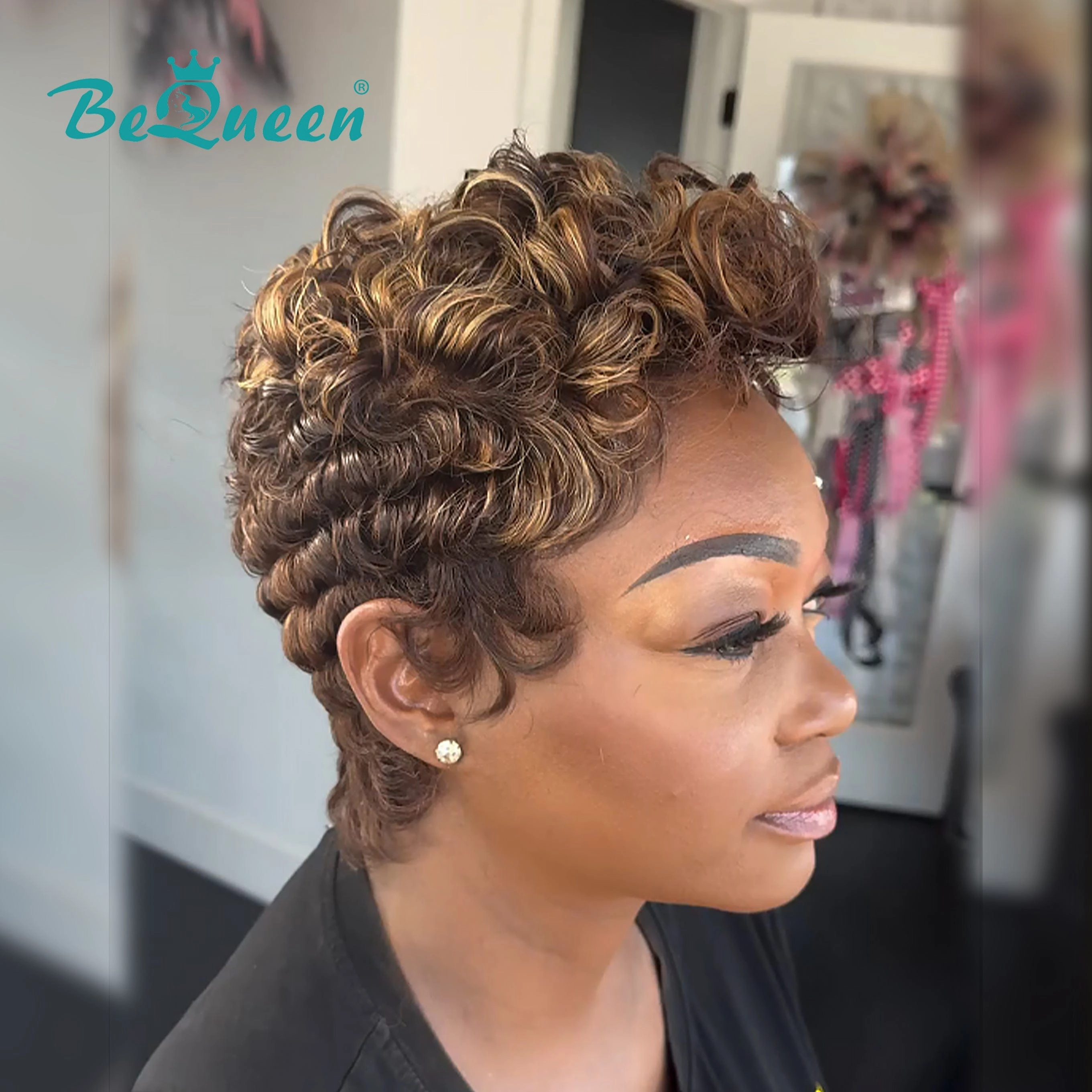 Bequeen Fashion Brown Color Wig