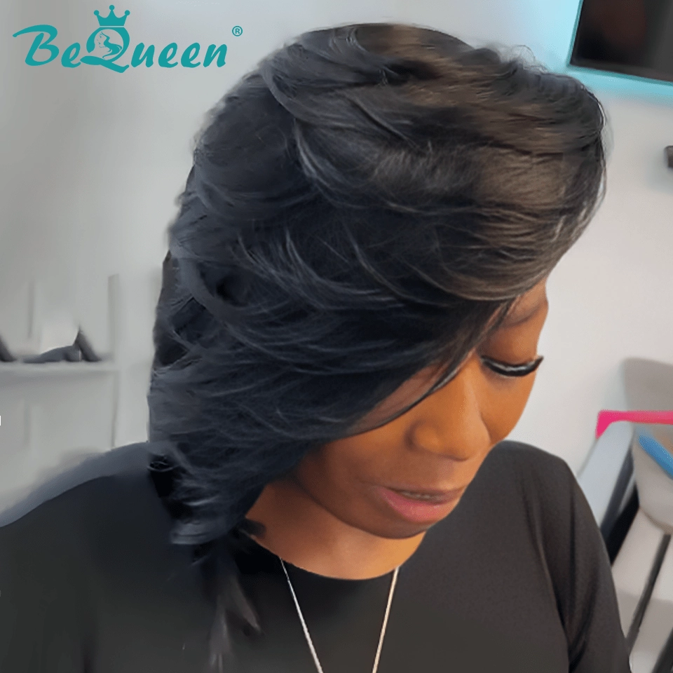 Bequeen Feshion Side Part Pixie Lace Wig