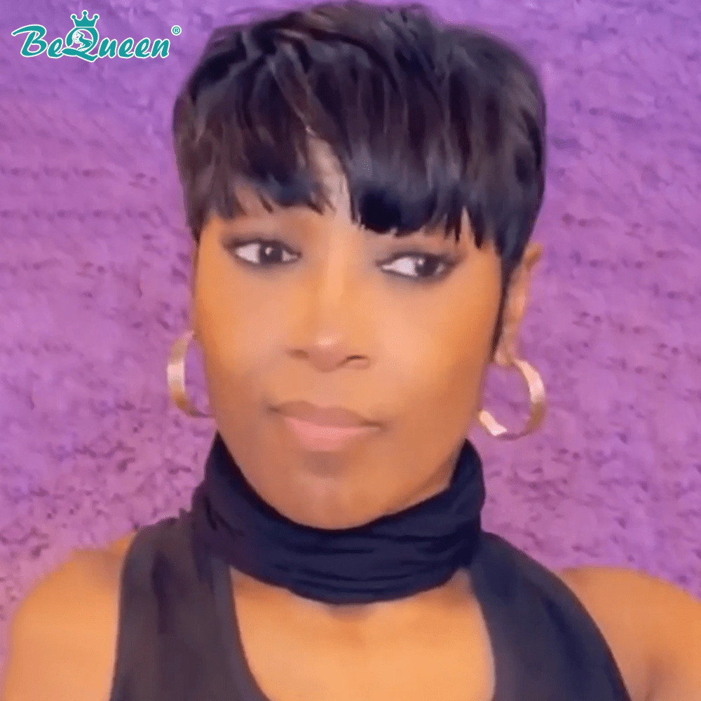 Bequeen Machine Made Fashion Short Wig