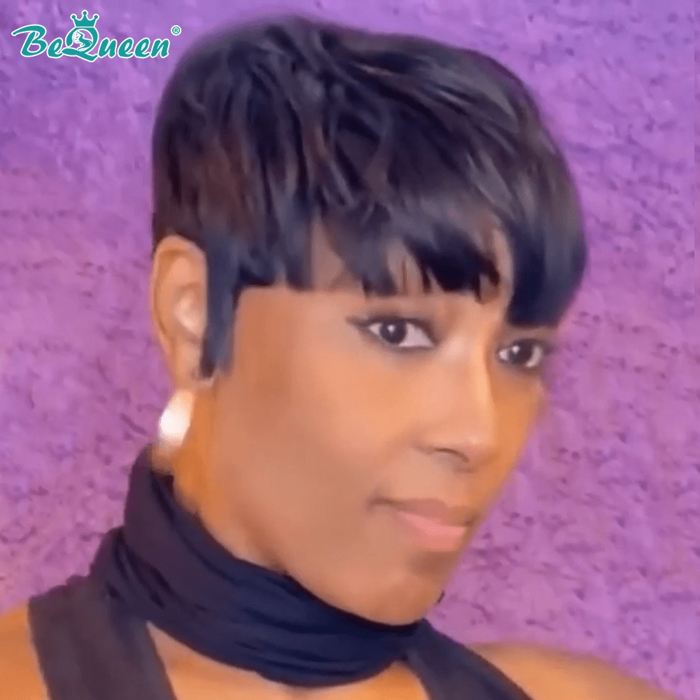 Bequeen Machine Made Fashion Short Wig