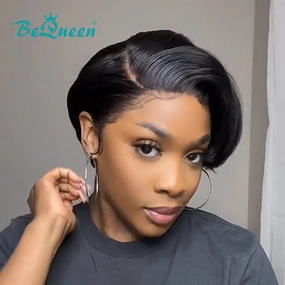 Bequeen Right Part Pixie Lace Wig