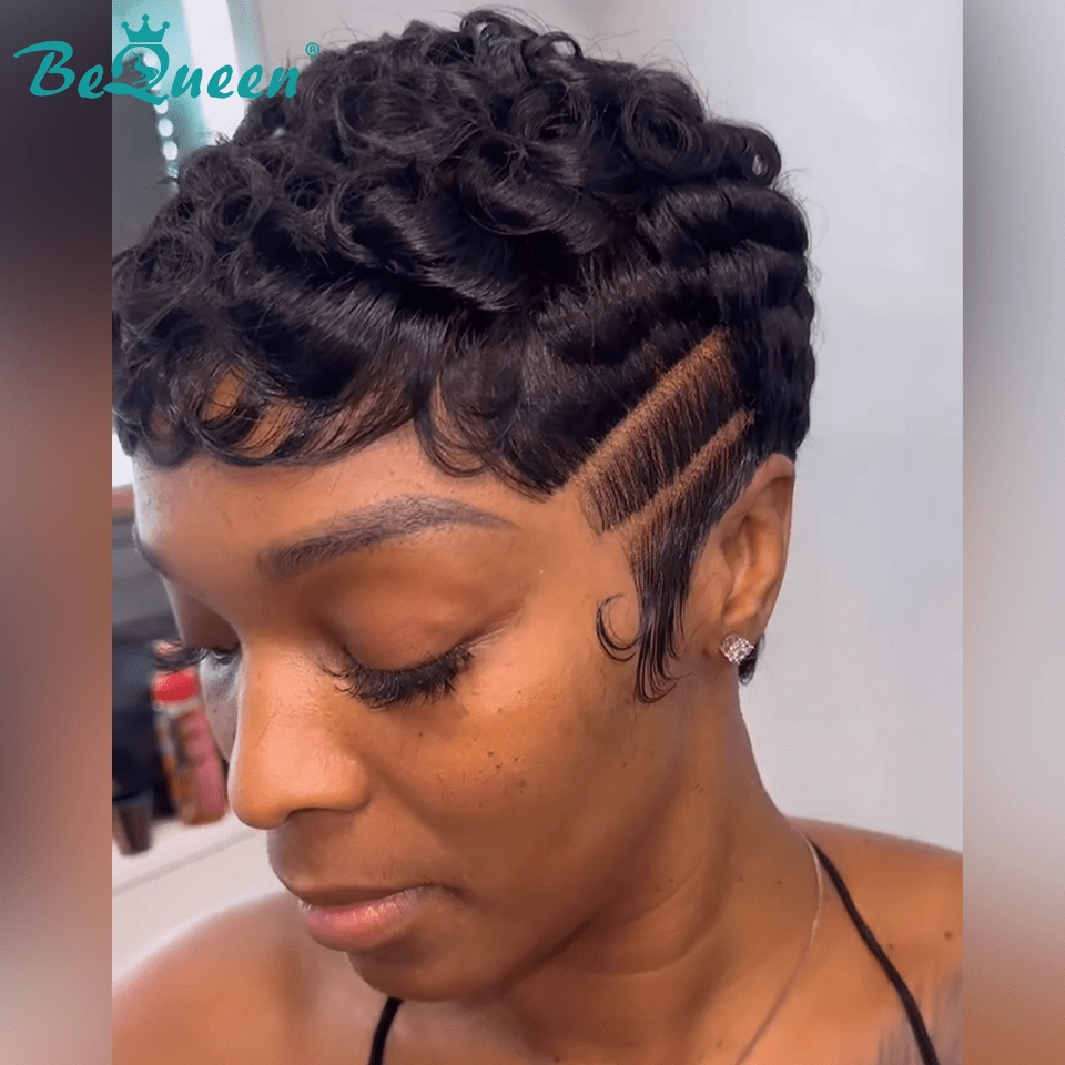 Bequeen Sculpted Waves Pixie Lace Wig
