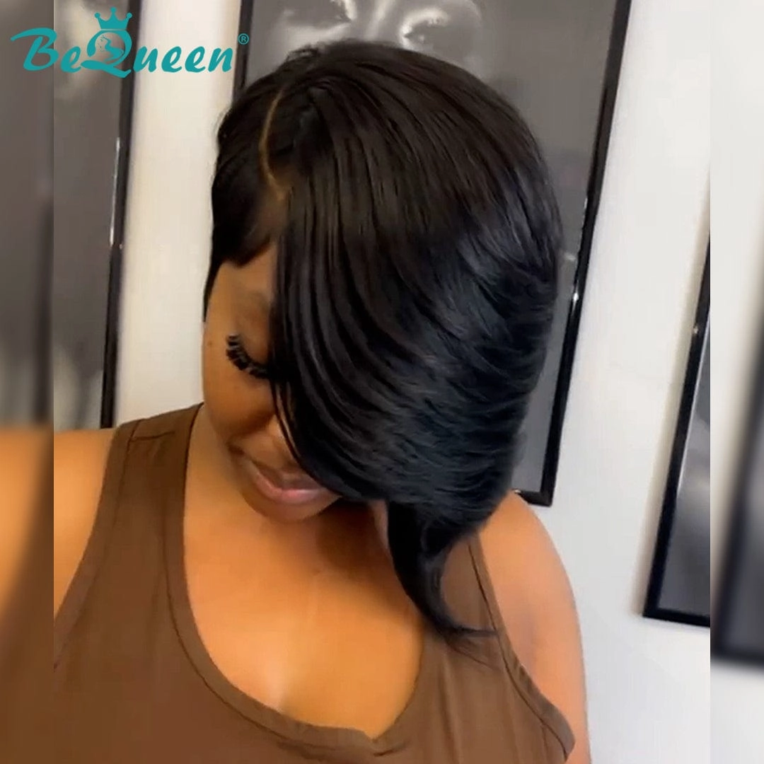 Bequeen Sexy Side Part Pixie Lace Wig