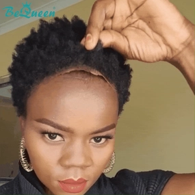 Bequeen Vibrant Afro Elegance Pixie Wig