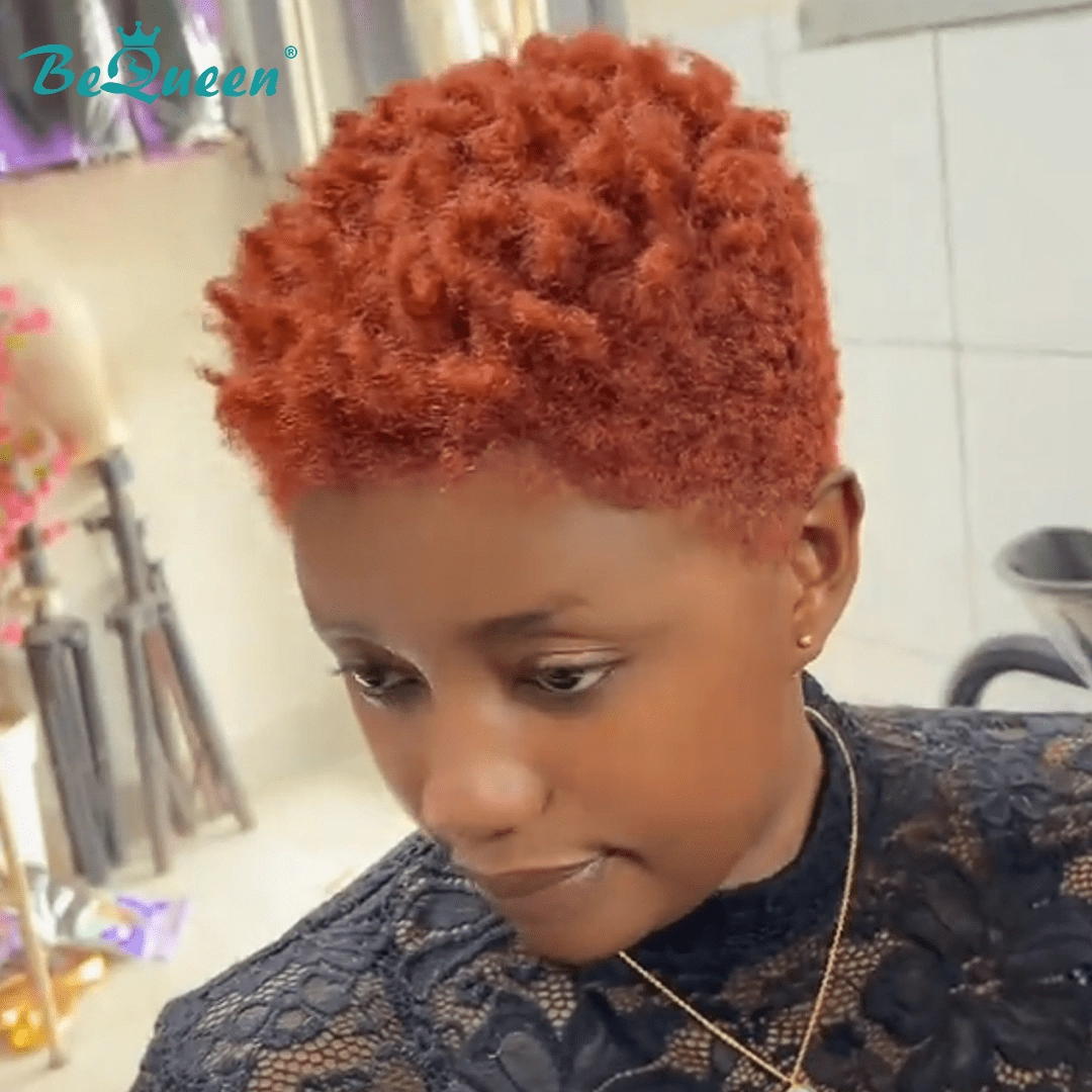 Bequeen Vibrant Lowcut Colorful Elegance Pixie Lace Wig