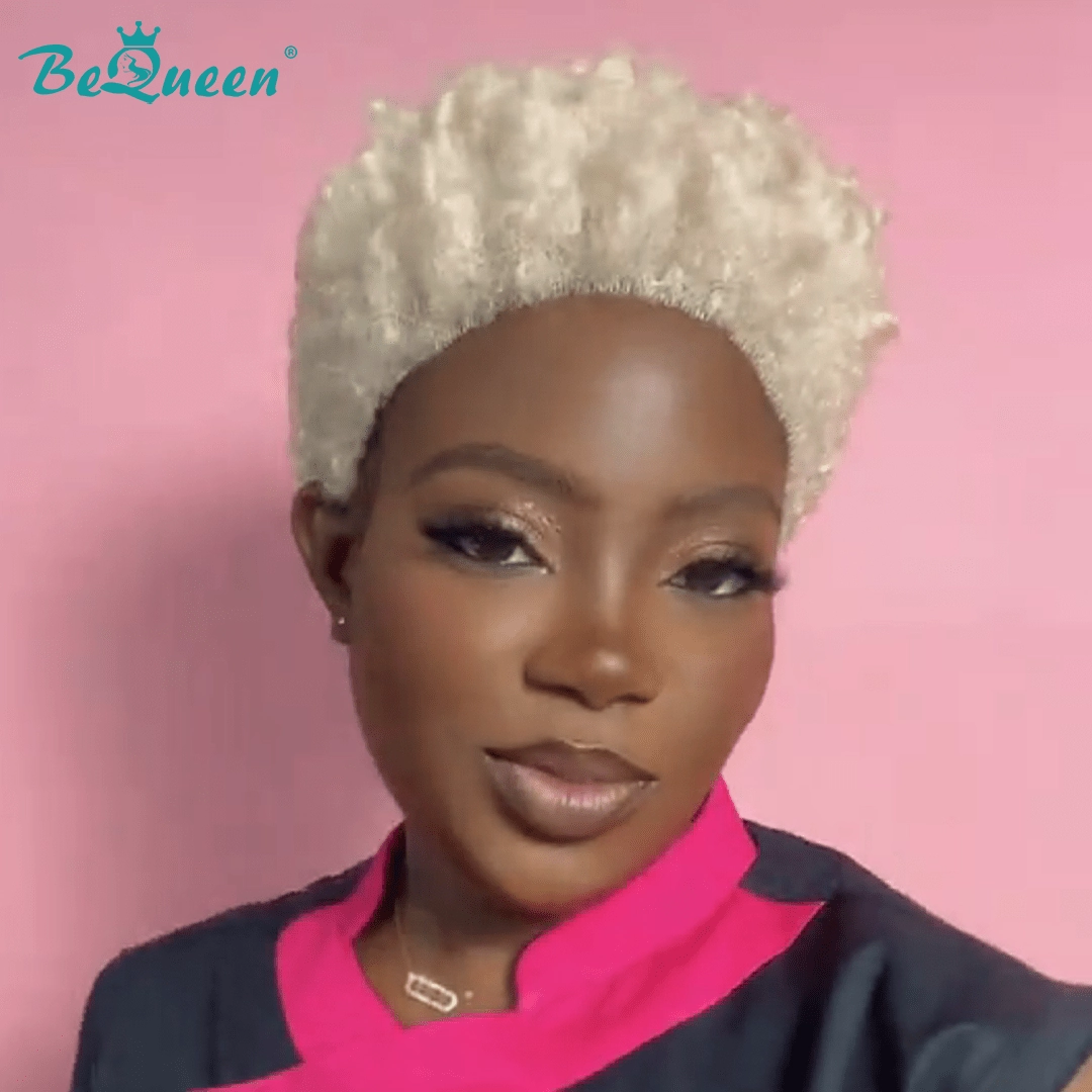 Bequeen Vibrant Lowcut Colorful Elegance Pixie Lace Wig