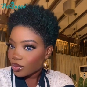 Bequeen Vibrant Lowcut Elegance Pixie Lace Wig
