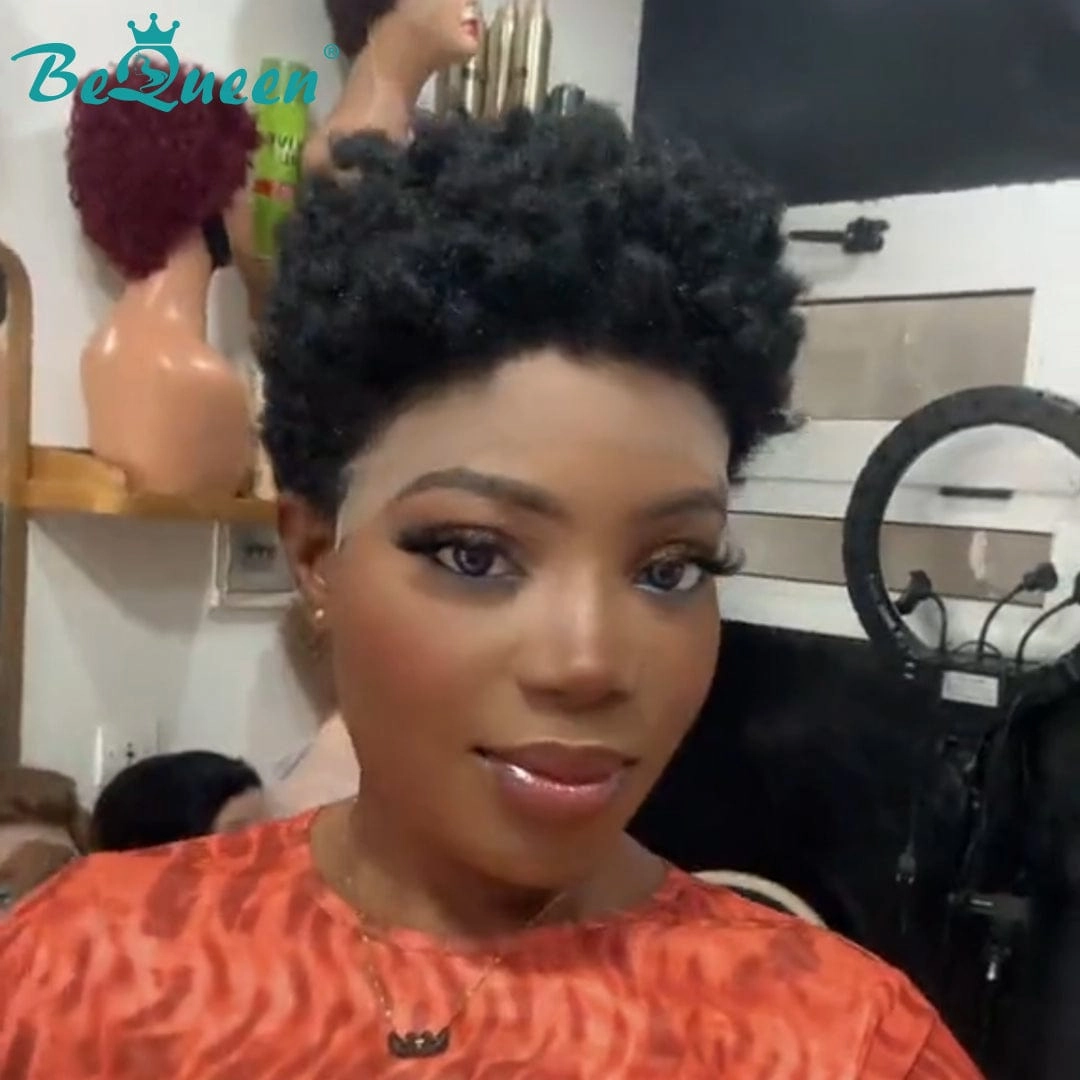 Bequeen Vibrant Lowcut Elegance Pixie Lace Wig