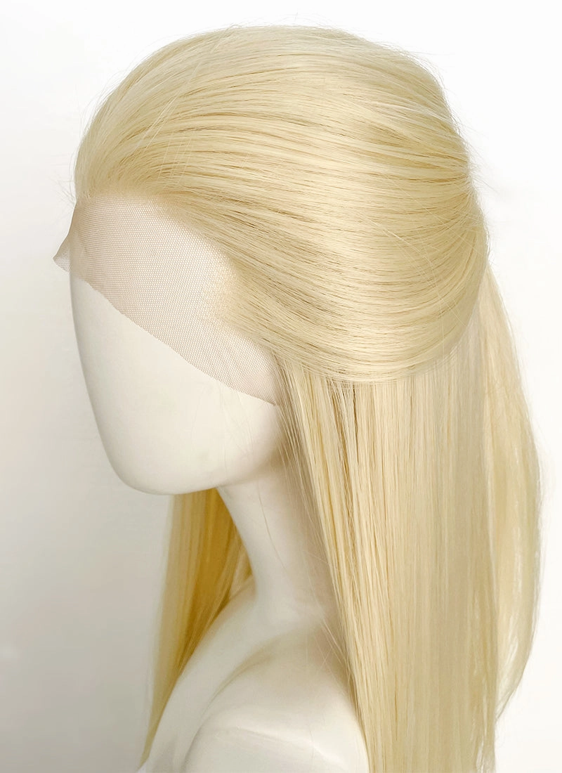 Blonde Straight Lace Front Synthetic Men's Wig LF3270A