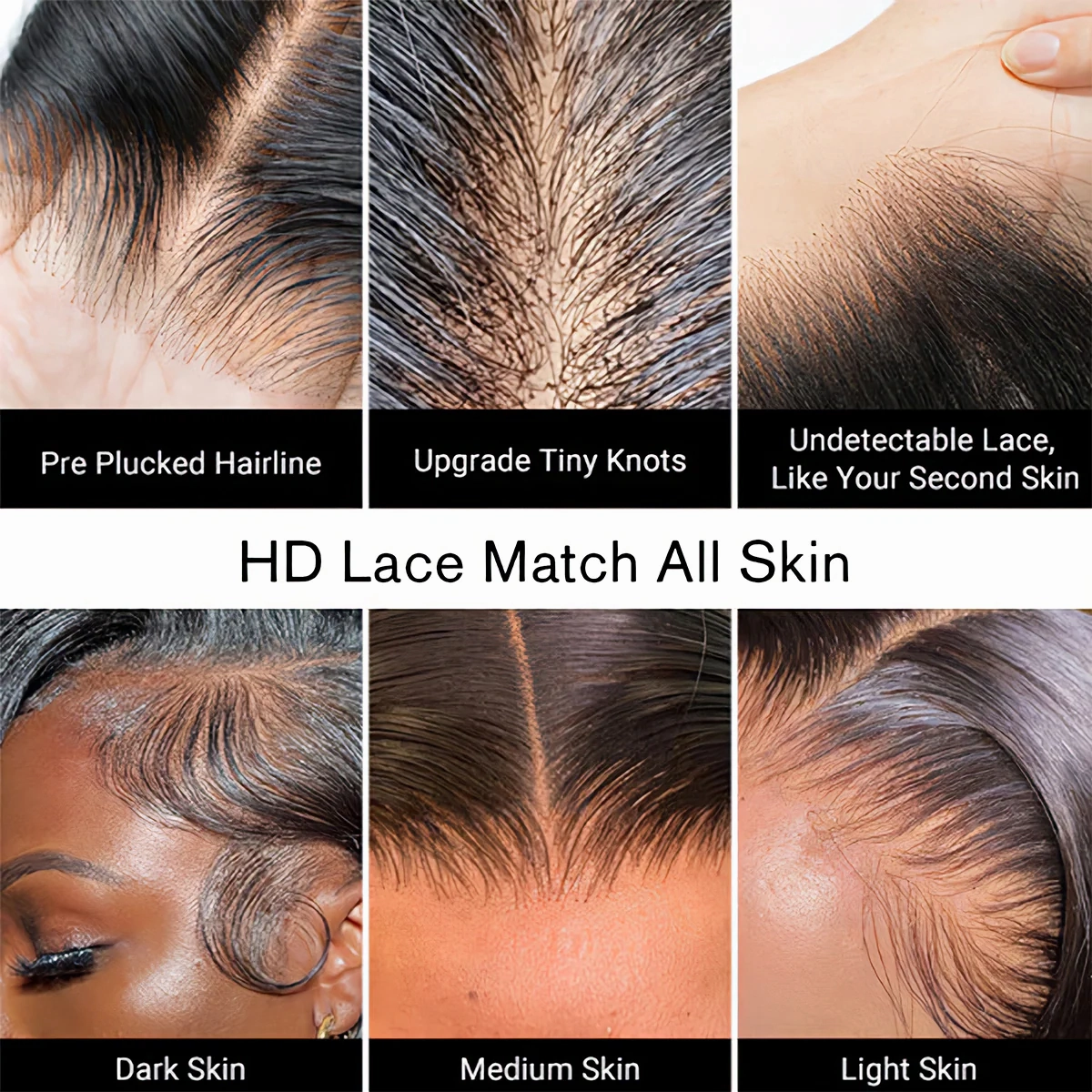 Chinalacewig Custom Wig 100% Human Virgin Hair High End HD Full Lace Wig Silk Straight 30 inch 200% density Custom01