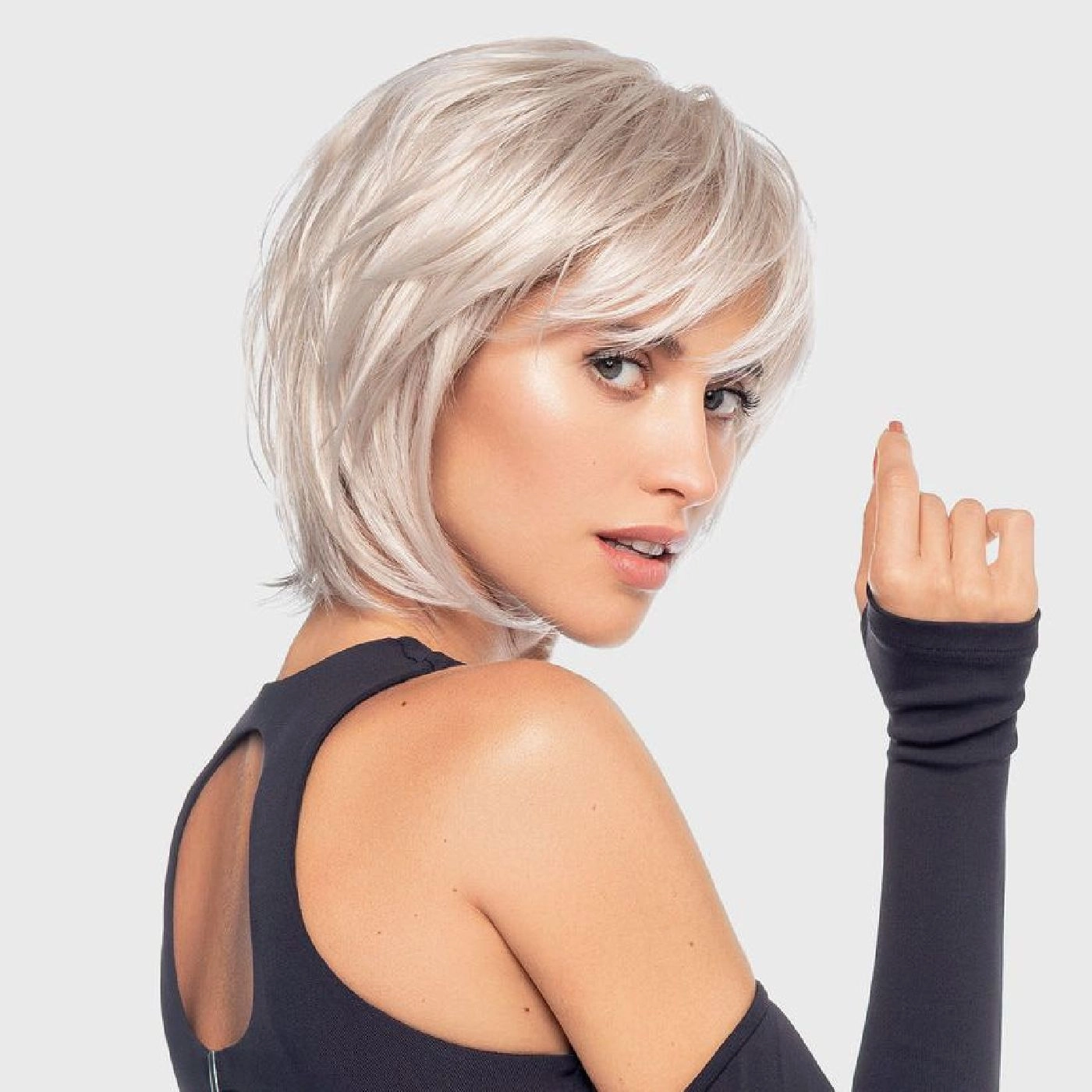 Cloud Deluxe Mono Lace Front Wig Gisela Mayer Style Book Page Collection