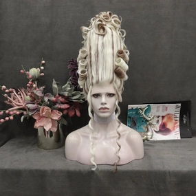 Custom Blonde Bombshells Highlights Lace Front Drag Queen Styled Wig