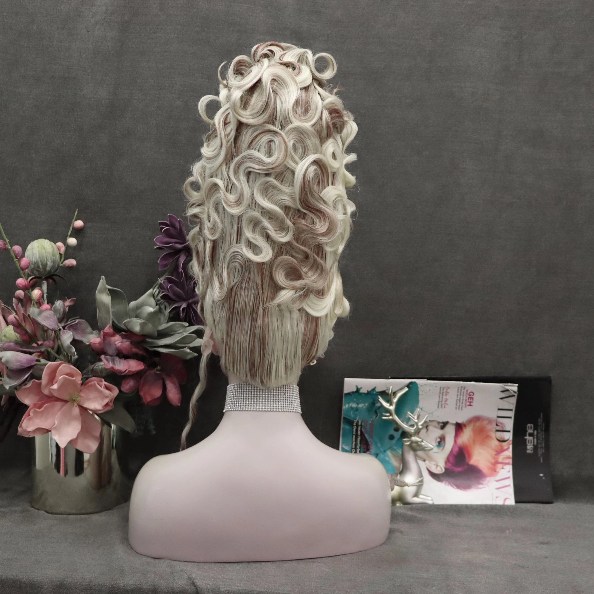 Custom Blonde Bombshells Highlights Lace Front Drag Queen Styled Wig
