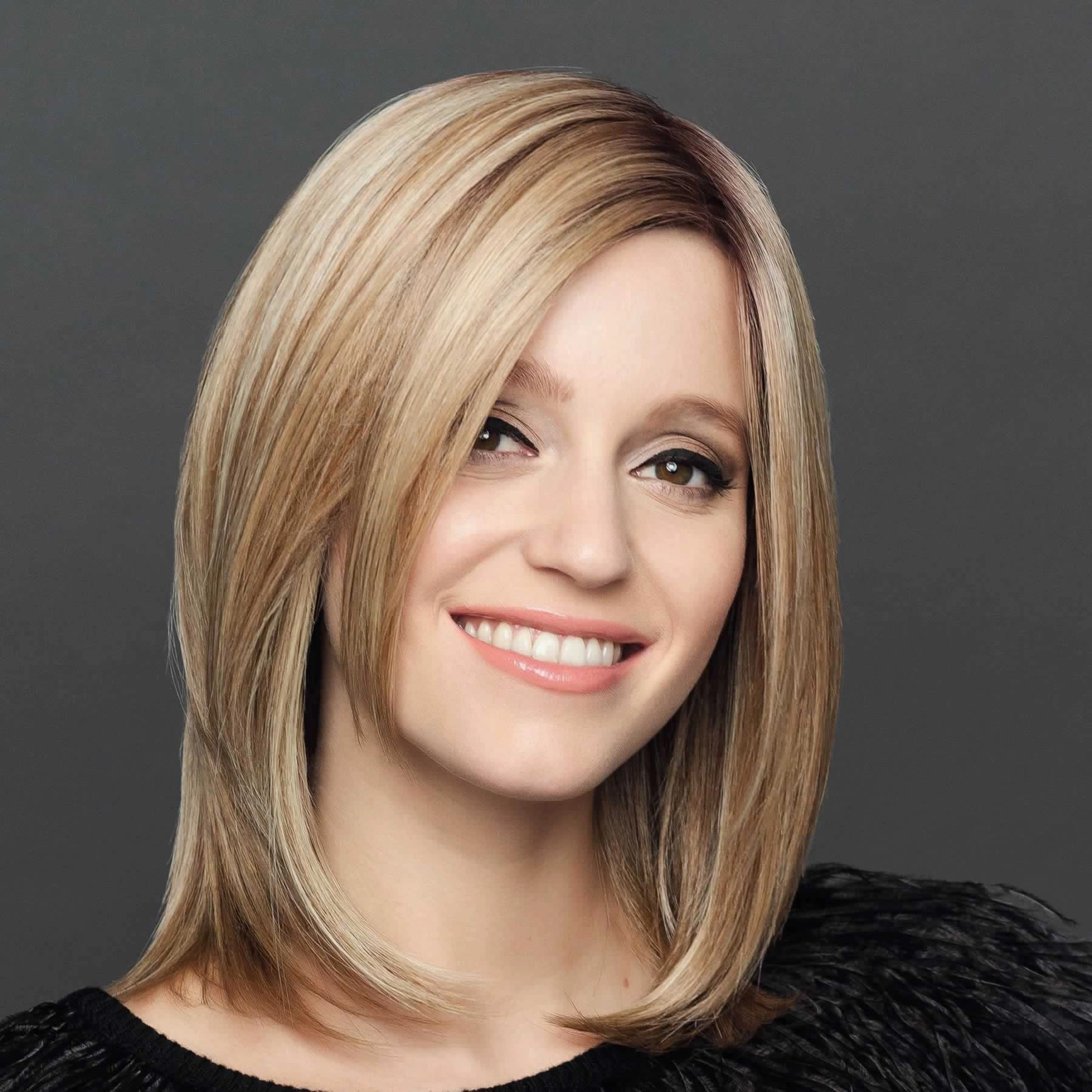 Duo Page Long Monofilament Handmade Lace Front Ladies Wig by Gisela Mayer Duo Fibre
