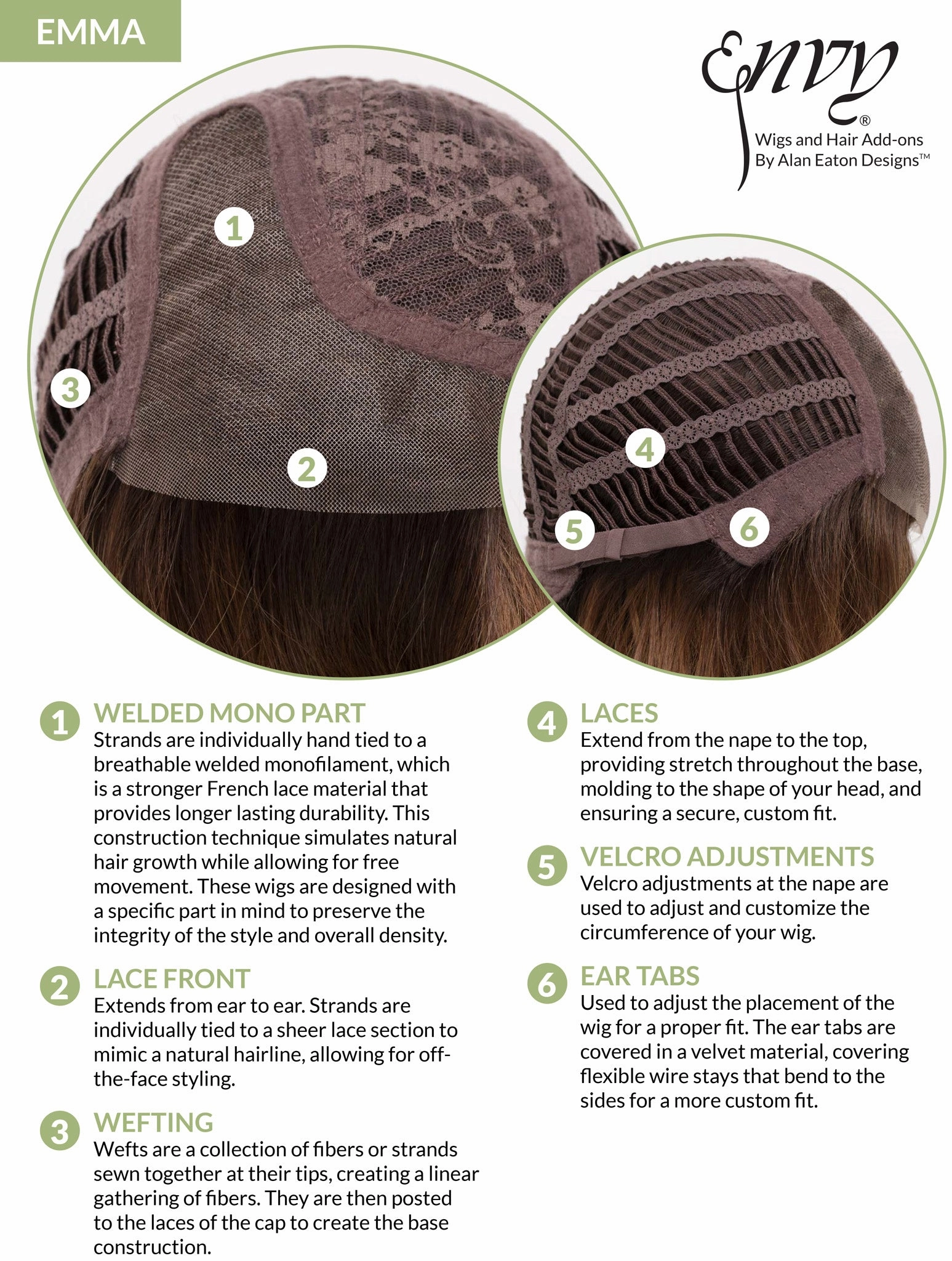 Emma Wig by Envy | Human Hair / Synthetic Blend