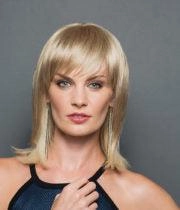 Faux Fringe Top Piece w/Bangs by Raquel Welch | Synthetic Mono Crown | Clearance Sale Open Box (Unworn - Like New)