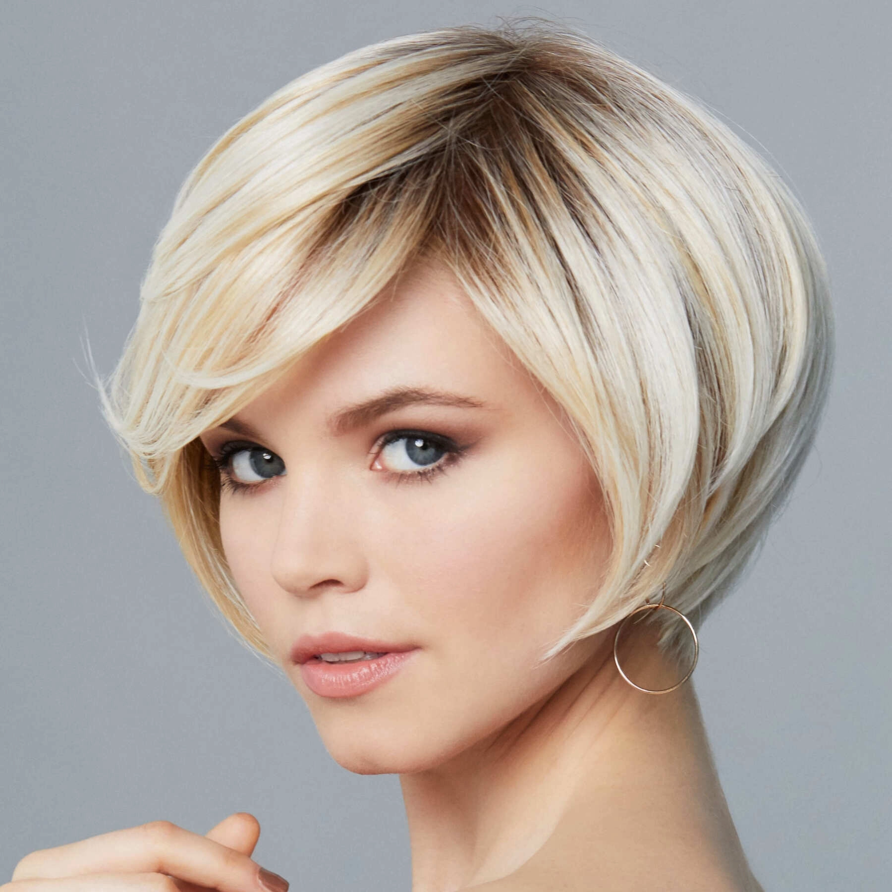 High End Techno Vicky Hand-Tied Lace Front Wig Gisela Mayer Style Book Page Collection