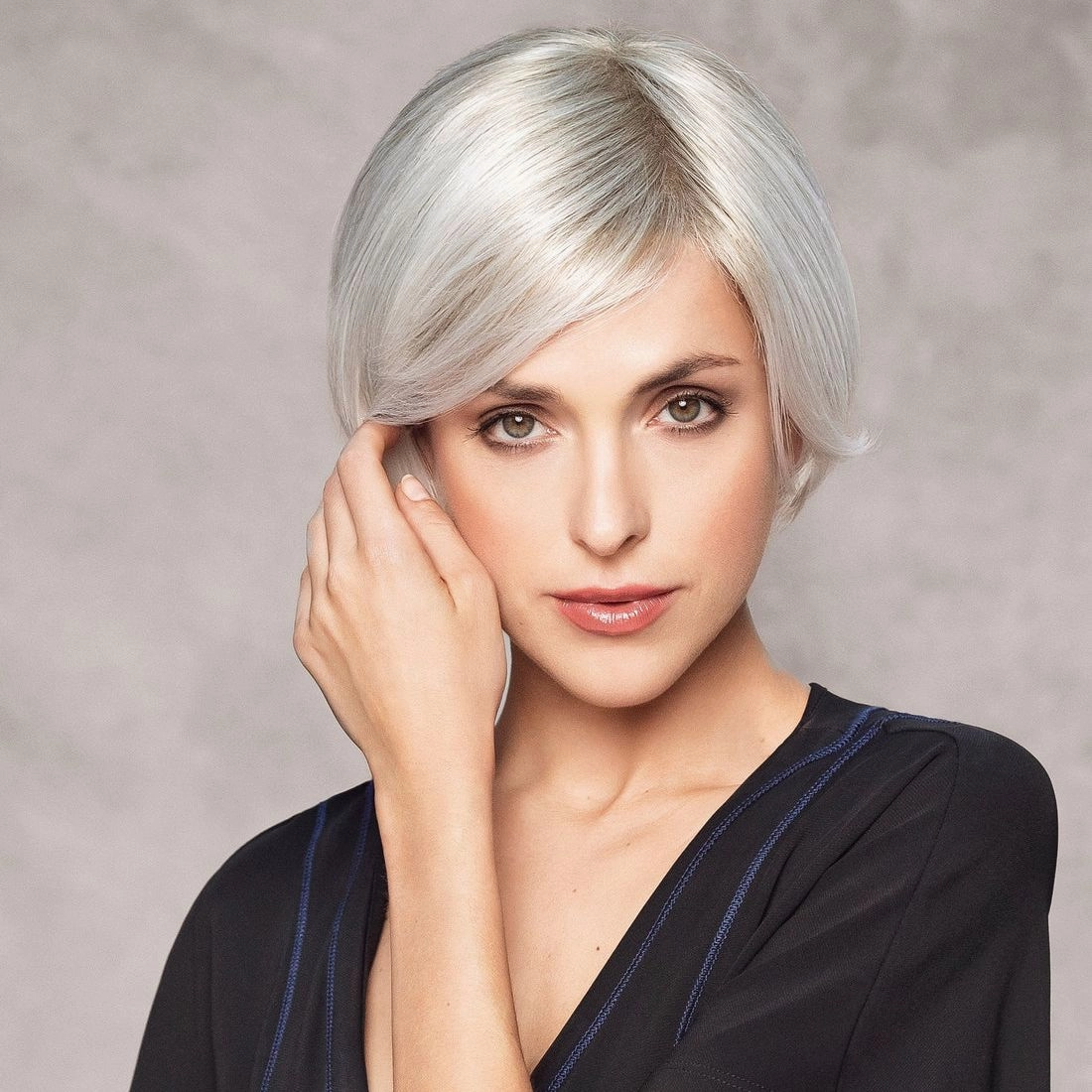 High End Vicky Mono/Hand-Tied Lace Front Wig Lace Gisela Mayer Style Book Page Collection